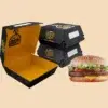 Printed burger boxes with logo branding