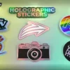 custom holographic stickers