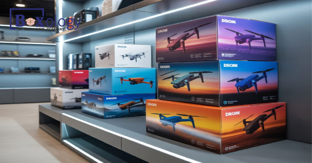 bulk orders and fast turnaround — simplify your packaging process - Electronics Boxes Packaging Solution Custom-sized drone boxes offering protection and presentation