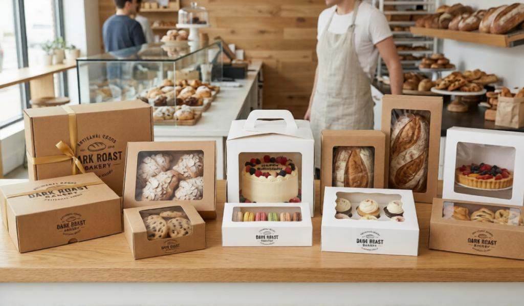 1 1 - Custom Bakery Boxes, Blogs Packaging Solution Premium custom bakery boxes in different styles including window, kraft, white, and branded packaging for cakes, cookies, and pastries in the USA.