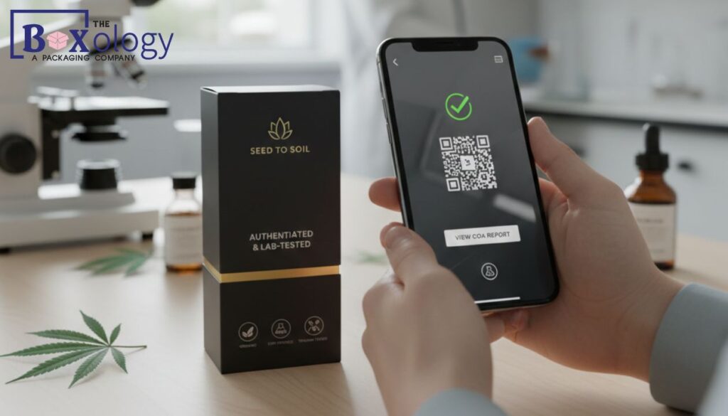 custom printed CBD packaging