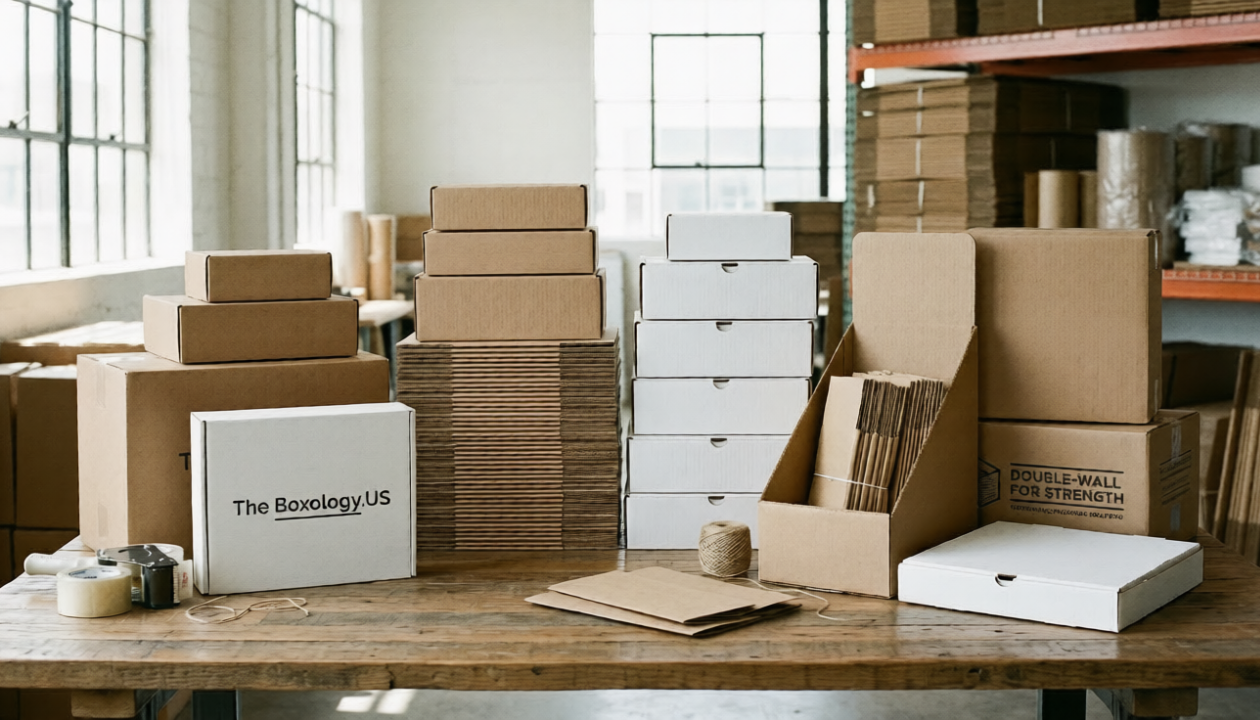 Bulk corrugated cardboard boxes for wholesale shipping