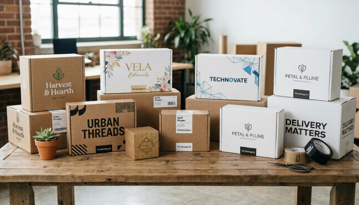 Premium custom corrugated boxes for e-commerce branding