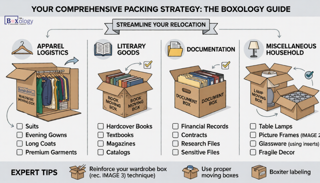 Box Packing Configuration How to Use Wardrobe Moving Boxes to Save Time and Money