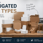 Different corrugated flute types used in custom corrugated boxes for shipping and retail packaging