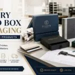 Luxury rigid box packaging materials and structural options