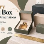 Luxury rigid box sizes and dimensions with product measurement guide