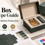Rigid box prototype with insert, artwork proof and dimensions checked before production
